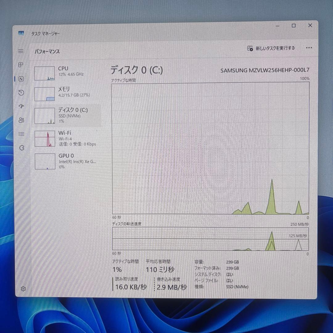 爆速第11世代i7CPU ZOTACミニPC ssd 16GB メモリHDMI