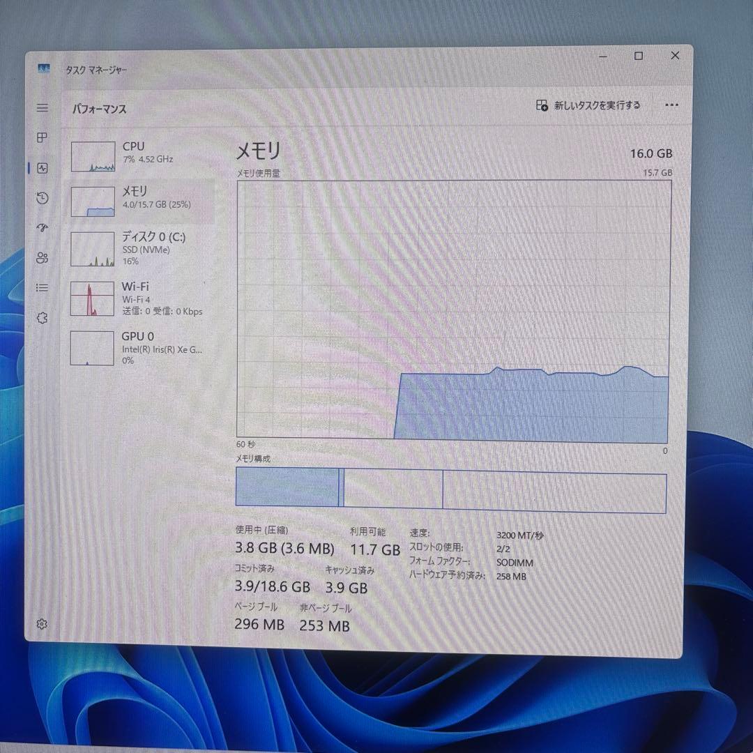 爆速第11世代i7CPU ZOTACミニPC ssd 16GB メモリHDMI