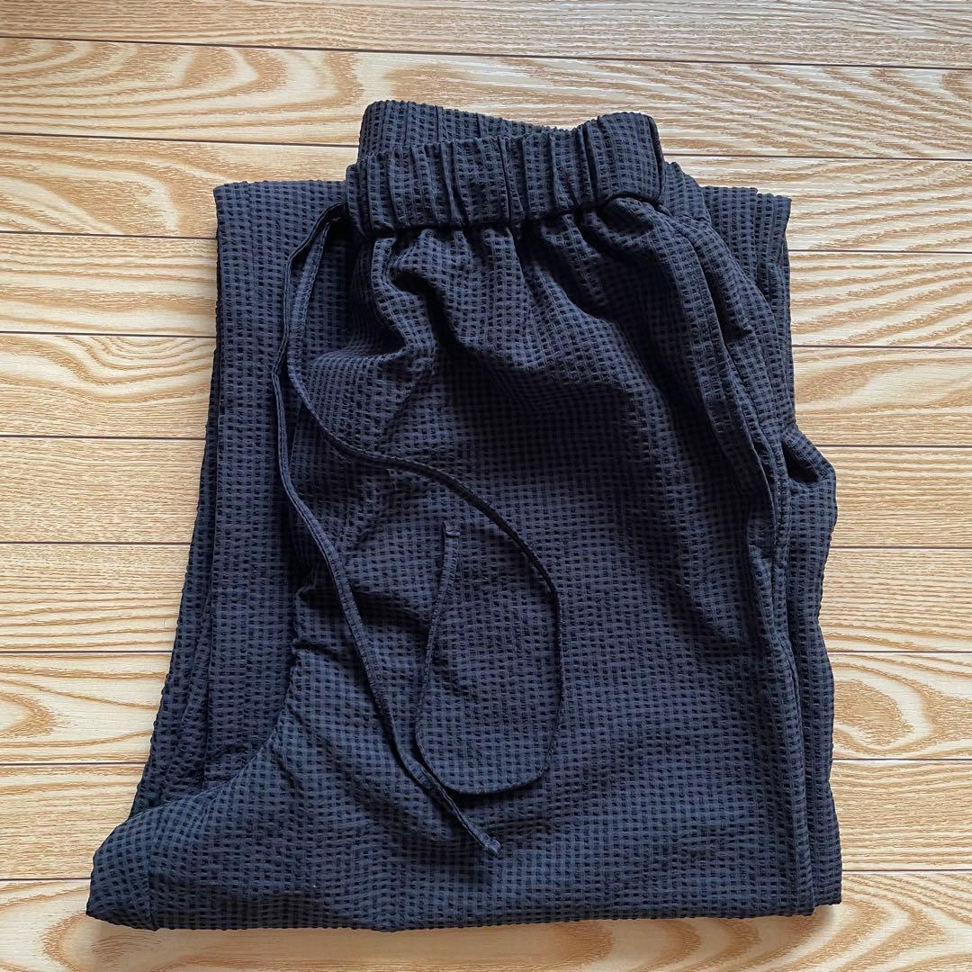 Ellie エリー ギンガムチェックパンツ グレー Mサイズ