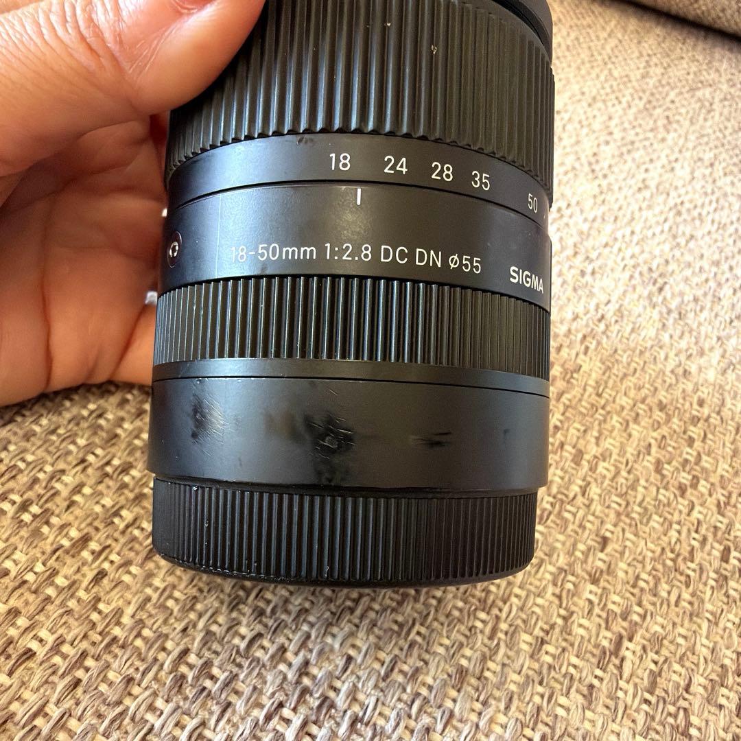 SIGMA 18-50mm F2.8 DC DN レンズ　Eマウント