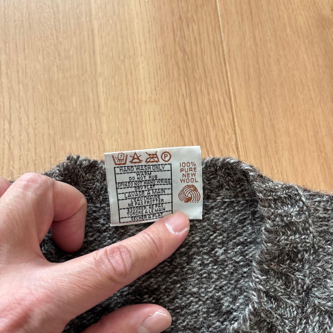 Jamieson's グレー ニットセーター