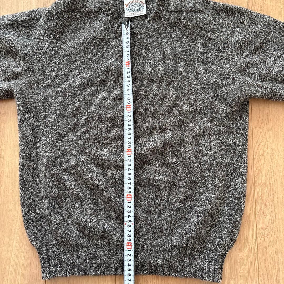 Jamieson's グレー ニットセーター