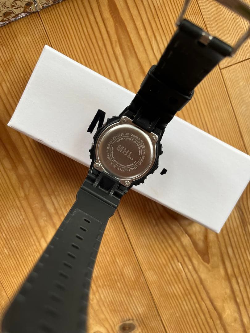 MHL. G-SHOCK 腕時計 ブラック ホワイト マーガレットハウエル