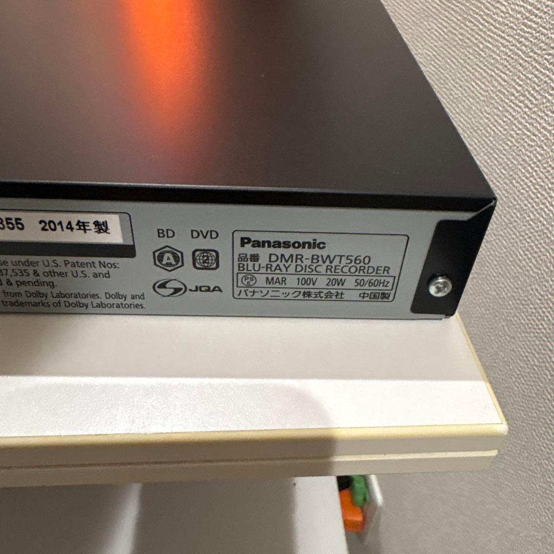 Panasonic ブルーレイレコーダーDMR-BWT560
