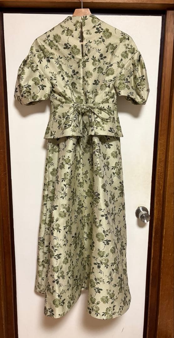 LILYBROWN ヴィンテージローズジャガードドレス