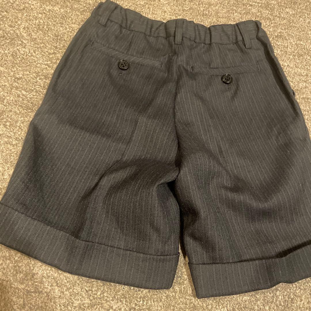 BURBERRY フォーマルスーツ 男の子 120 黒　5点セット