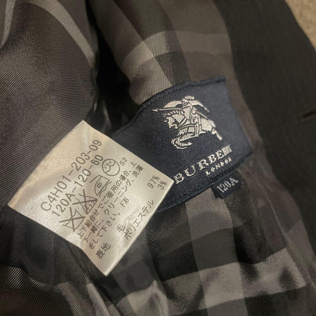 BURBERRY フォーマルスーツ 男の子 120 黒　5点セット