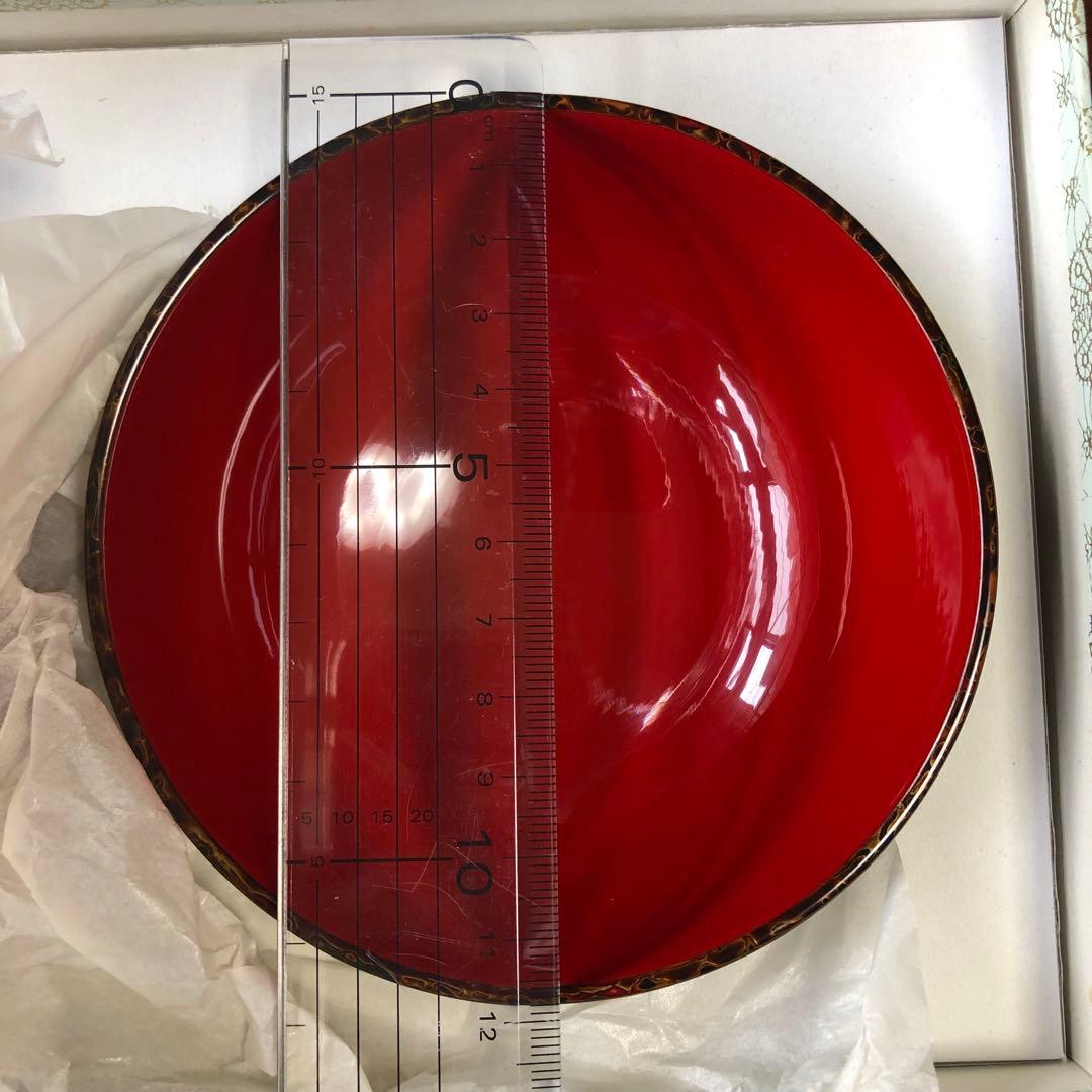 夫婦汁椀 天然木製 津軽塗 唐塗梨子地黒上・赤上　弘前津軽塗商工業共同組合