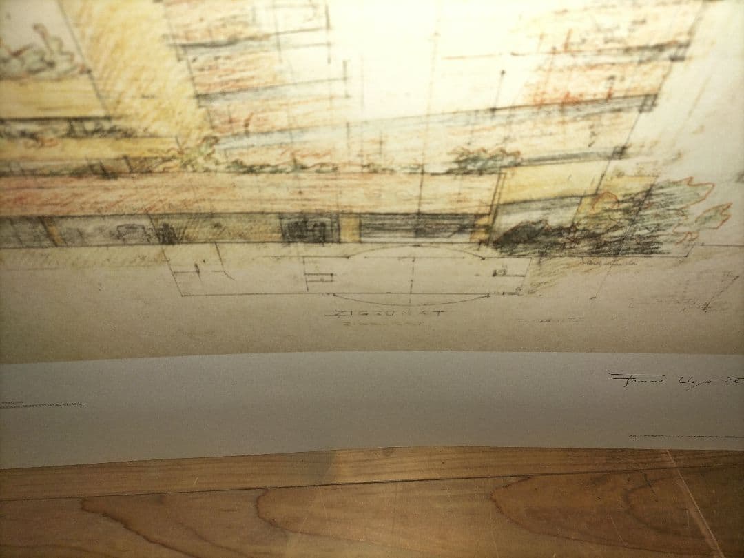 【ちょ】フランク・ロイド・ライト　リトグラフ② AP版