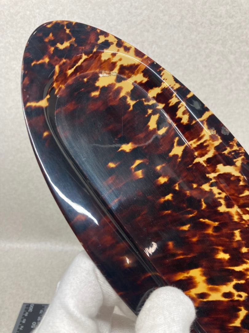 D0104）希少 中国古美術 文房具 水盤 鼈甲水盤 本鼈甲 天然べっ甲