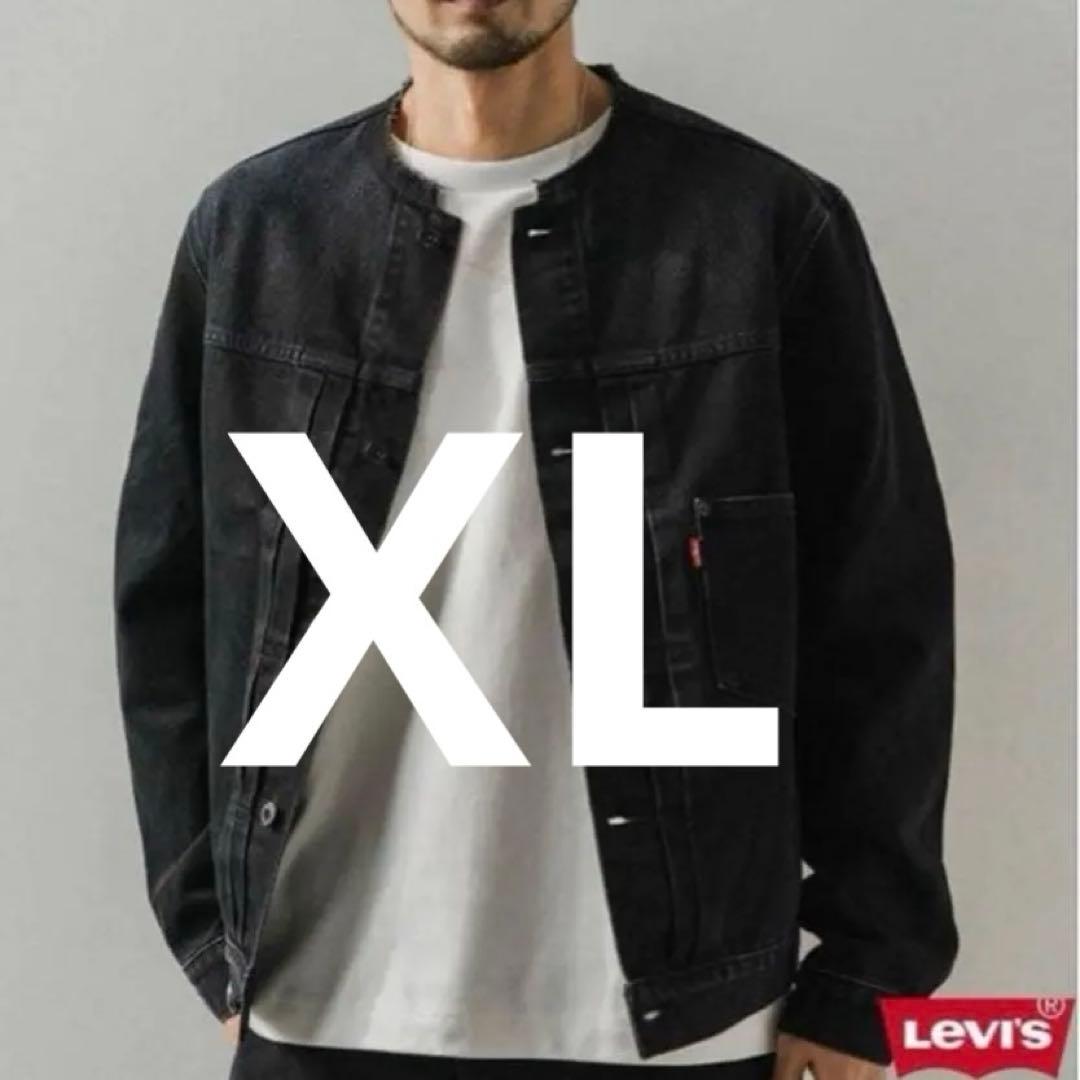 美品 EDIFICE Levi's 別注デニムジャケット'COLLARLESS'