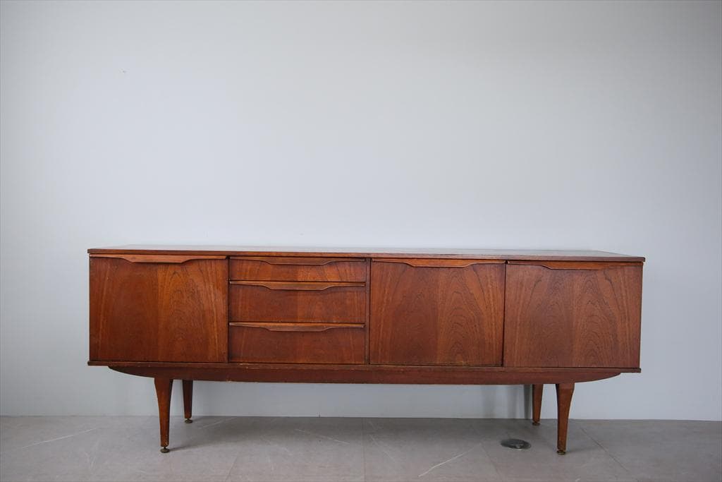 英国アンティークStonehill製サイドボード/木製机テレビ台(91-153)