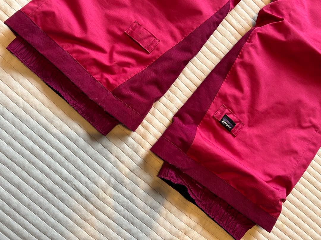 パタゴニア　キッズ スキー スノーウェア ピンク　防水　140