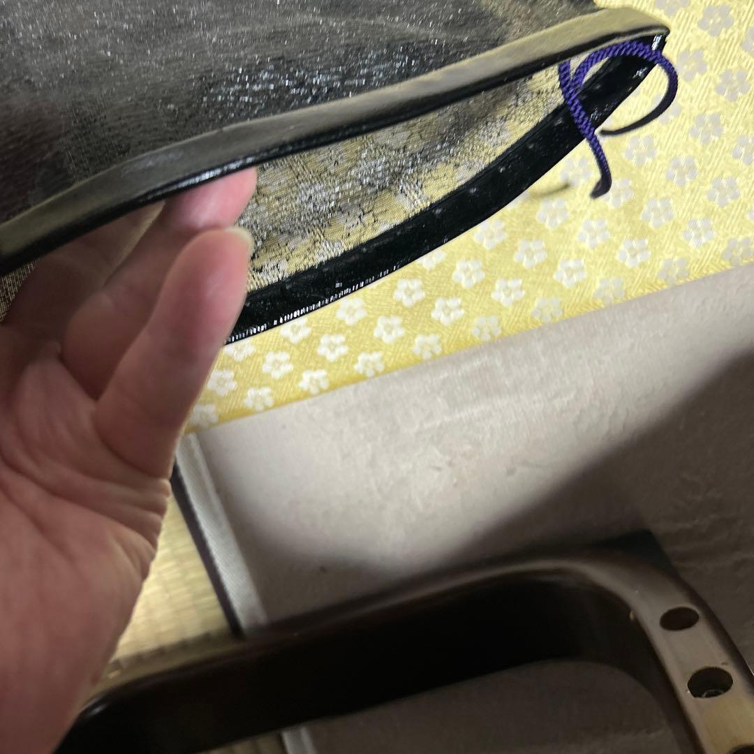 新品未使用！！神主・神職用懐中烏帽子！漆の香漂ってます！収納袋付き！