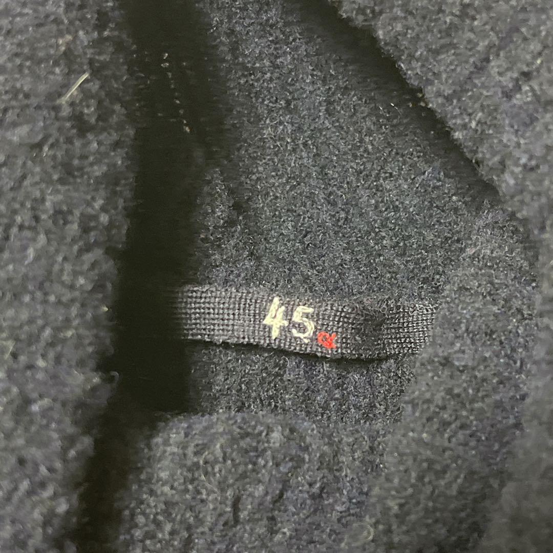 【タグ付】45R　ふわふわループニットワンピース タートルネック ウール