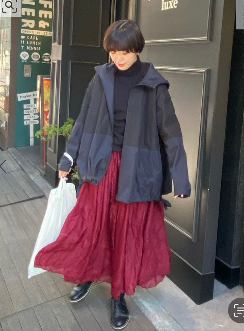 ジャーナルスタンダードラックス　Pツイルフードブルゾン