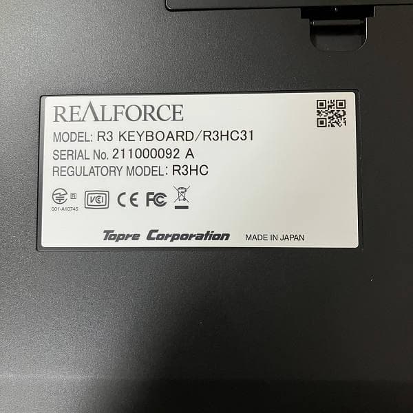 ☆REALFORCE R3HC31 45g☆