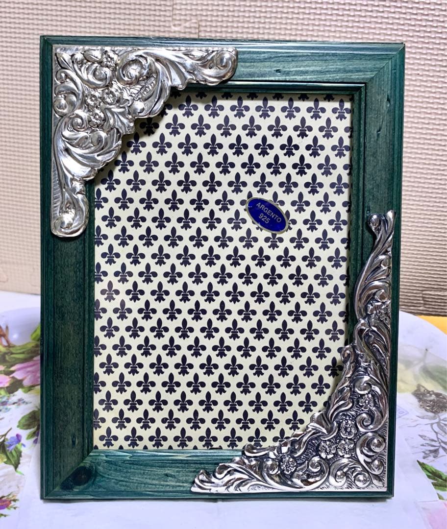 RAGGIヴィンテージ アルジェント925 ローマン フォトフレーム イタリア製