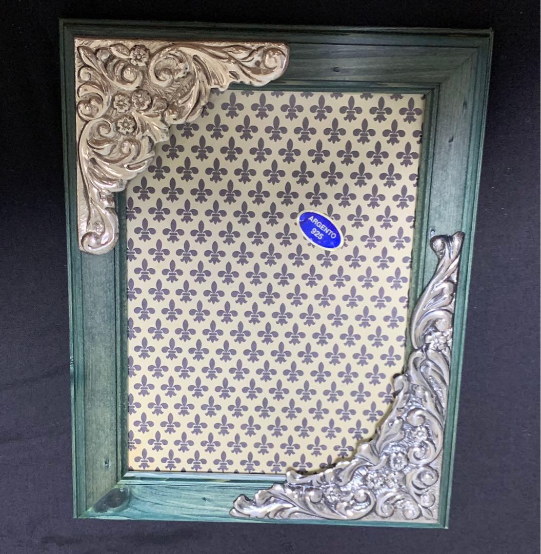RAGGIヴィンテージ アルジェント925 ローマン フォトフレーム イタリア製