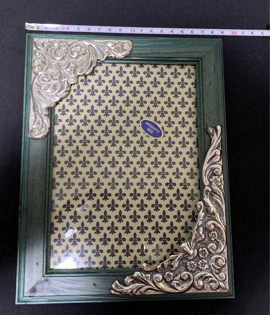 RAGGIヴィンテージ アルジェント925 ローマン フォトフレーム イタリア製