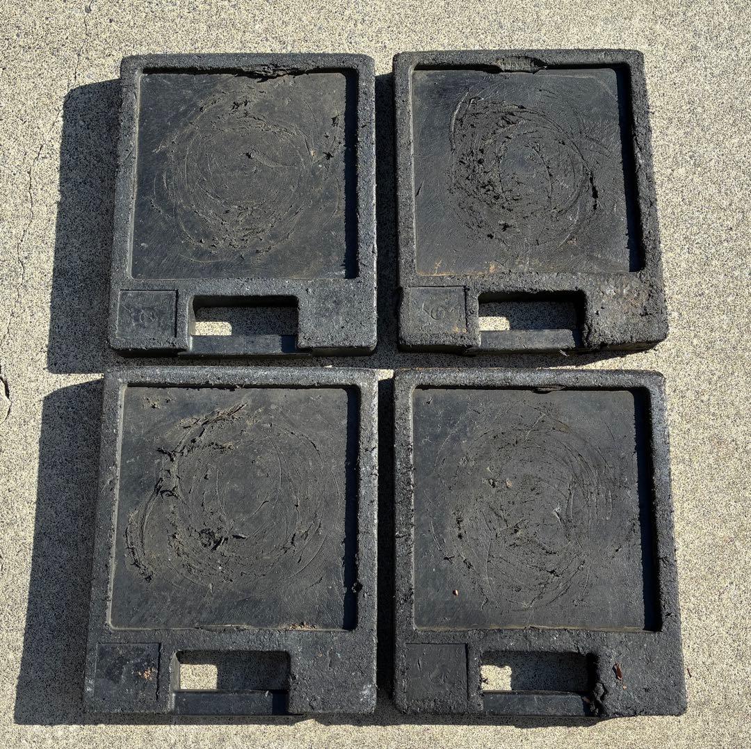 高所作業車　アウトリガー敷板 4枚セット