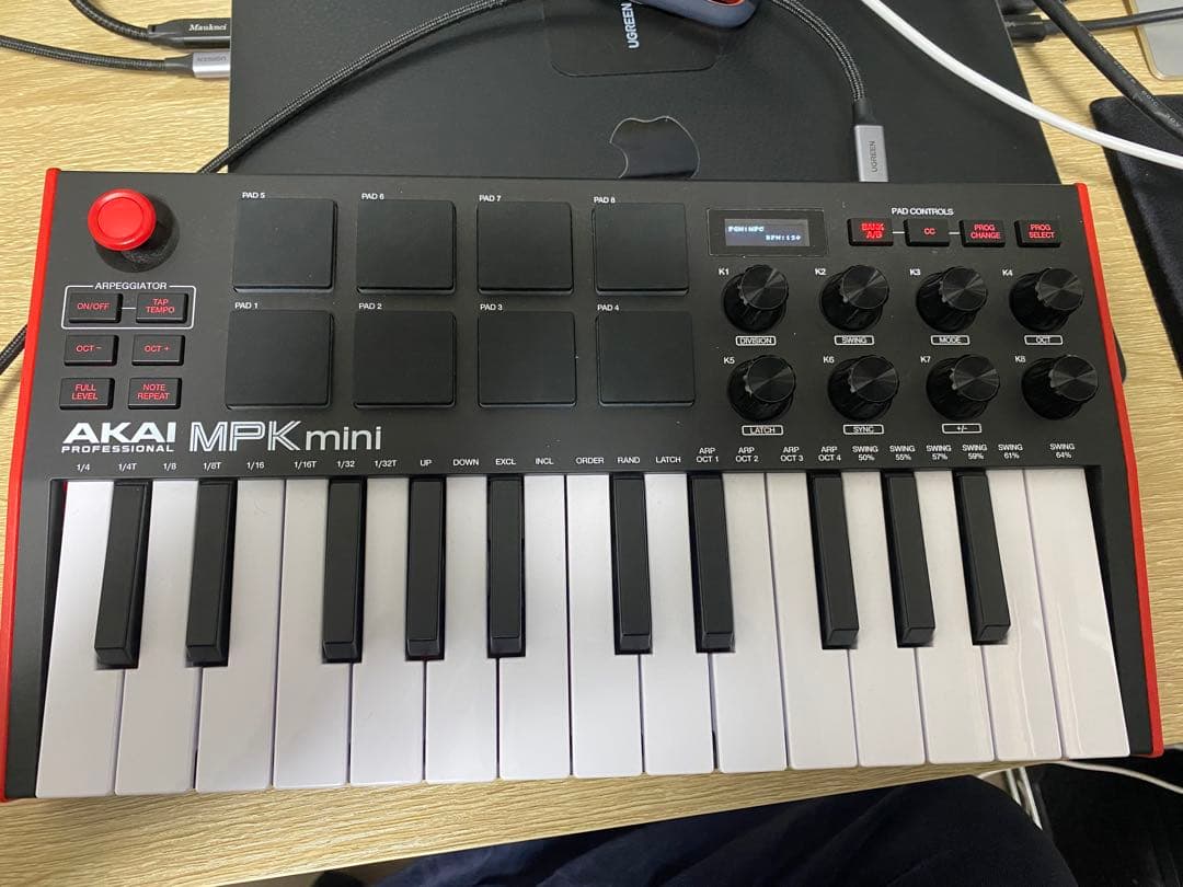 AKAI MPK mini MK3 MIDIコントローラー動作確認済