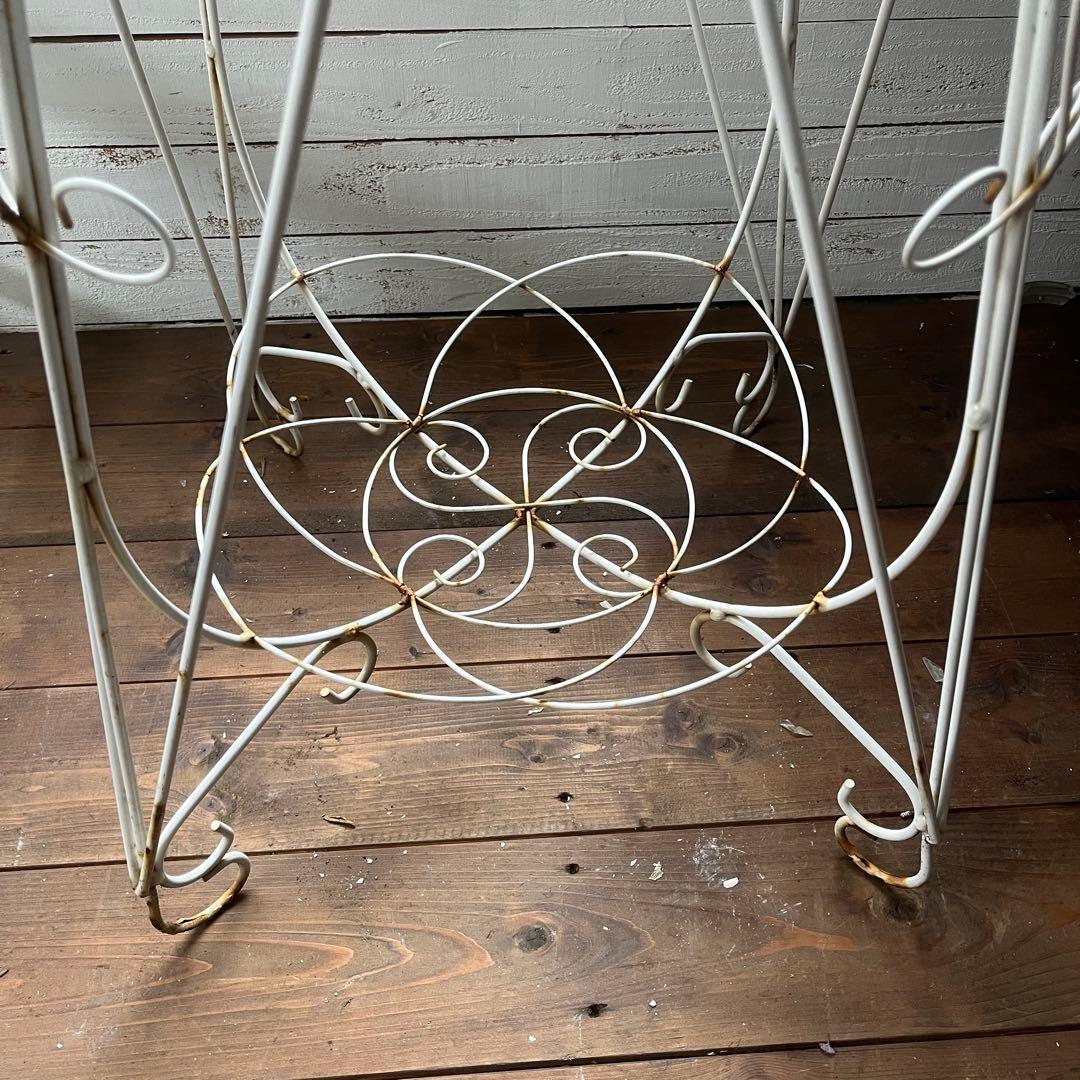 イギリス　ビンテージ　ガーデン　テーブル