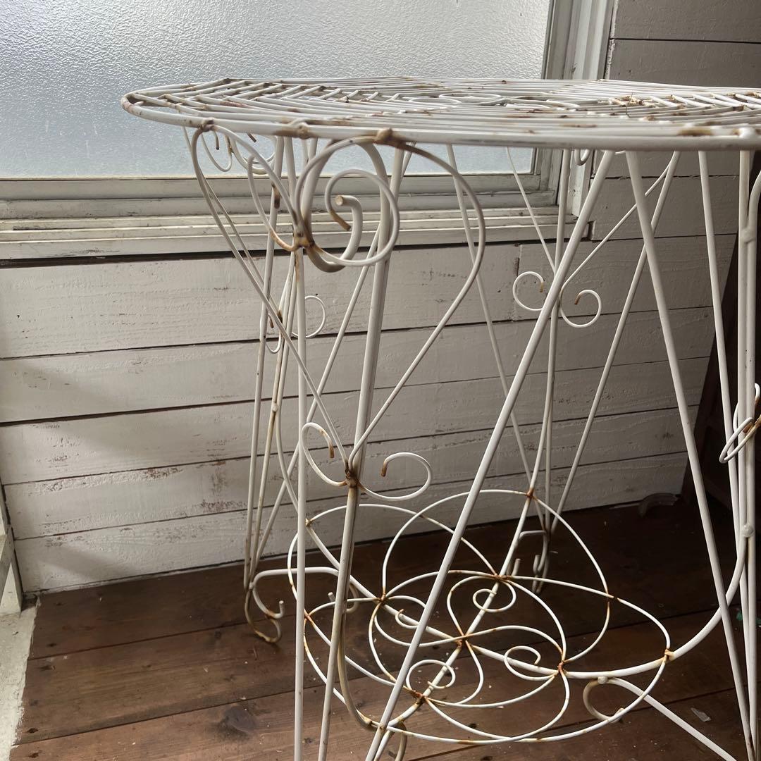 イギリス　ビンテージ　ガーデン　テーブル