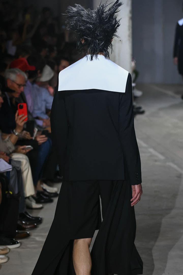 24SS シャドーストライプ セーラー ジャケット PM-J056