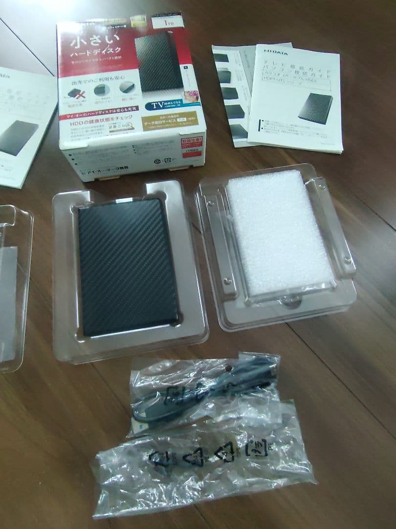 I・ODATA 小さいハードディスク 1TB 2台セット