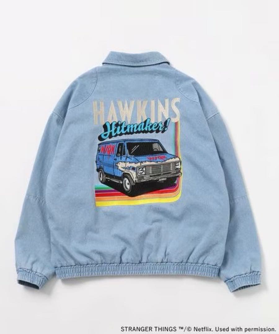 【STRANGER THINGS】コラボデニムブルゾン Niko and…
