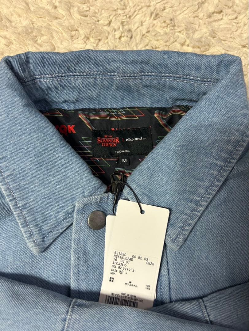 【STRANGER THINGS】コラボデニムブルゾン Niko and…