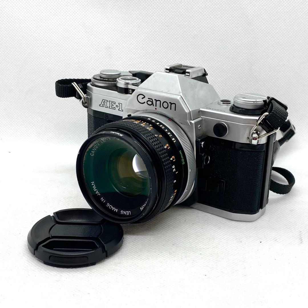 【C6877】《分解清掃済み》キヤノン Canon AE-1 レンズセット
