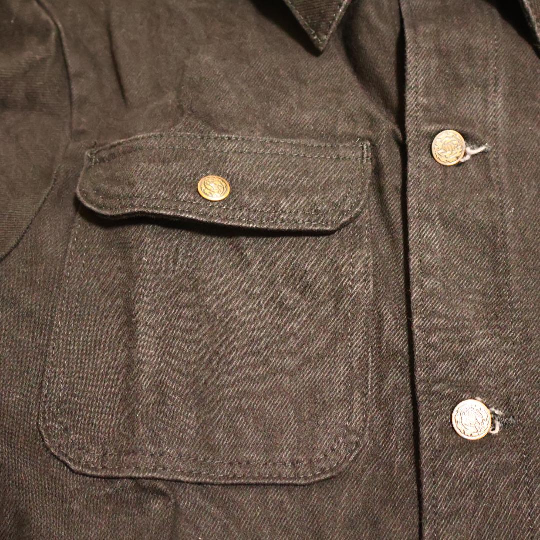 ポインターブラックラベル 激レア先染めブラックデニム 限定品 US-M日本L