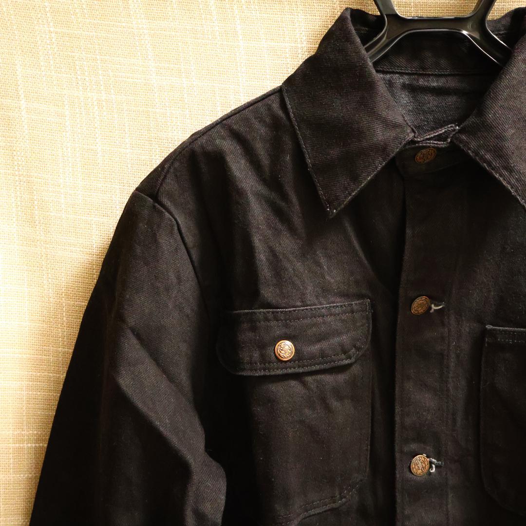 ポインターブラックラベル 激レア先染めブラックデニム 限定品 US-M日本L