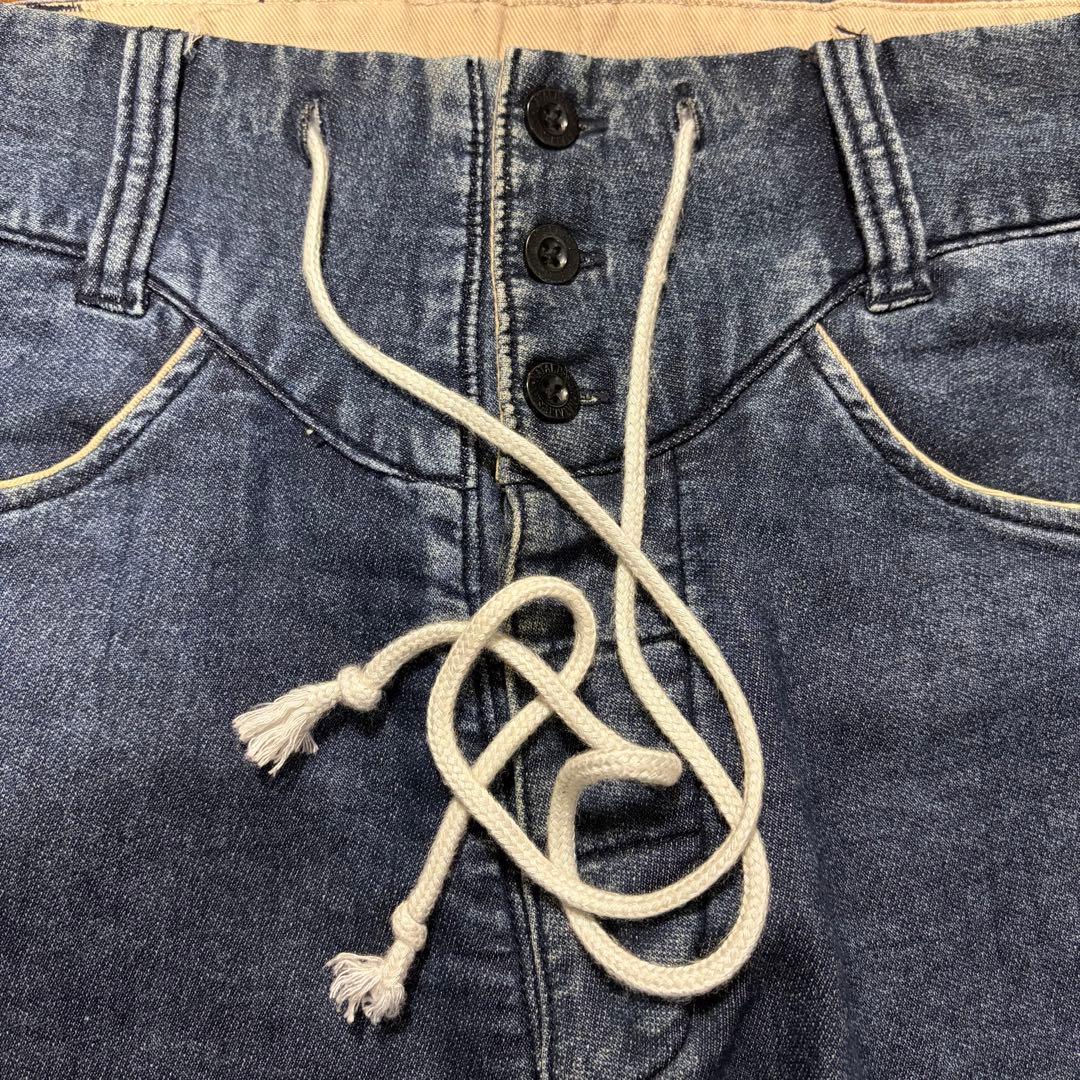 美品 NATAL DESIGN ネイタルデザイン サルエルスウェットパンツ XS