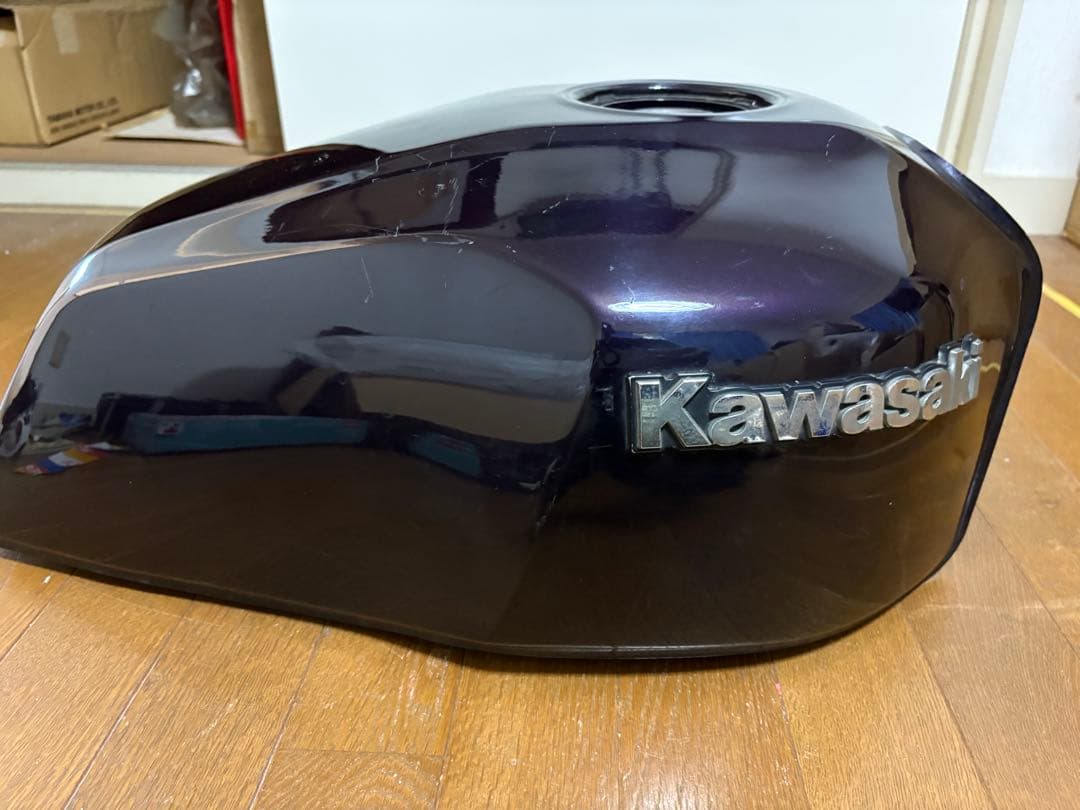 カワサキ　ZRX400 フューエルタンク　紫