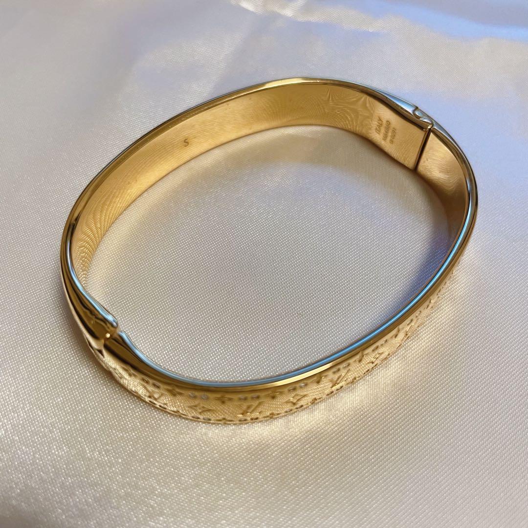 LOUIS VUITTON リジッド ブレスレット・ナノグラム ストラス