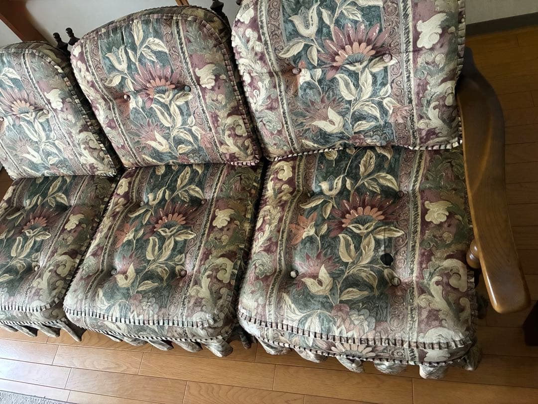 飛騨産業　キツツキ　穂高　トリプルソファ　三人掛け　チェア　セパレート