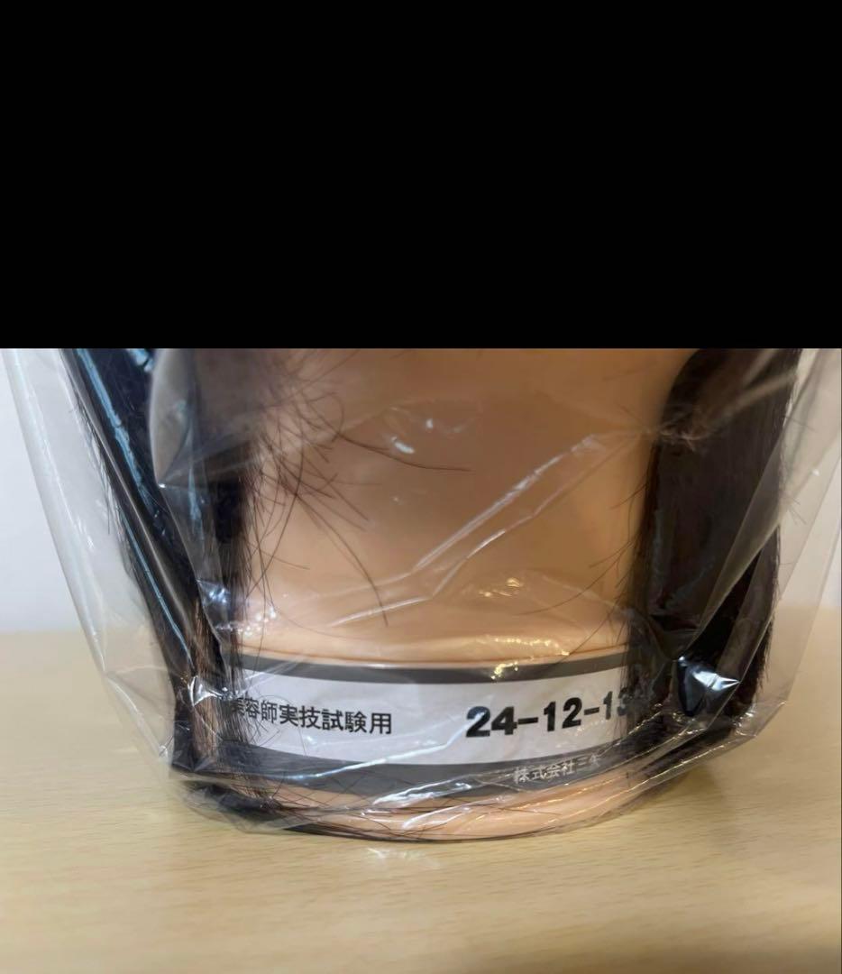 三矢 美容師国家試験用 カットウィッグ 10個