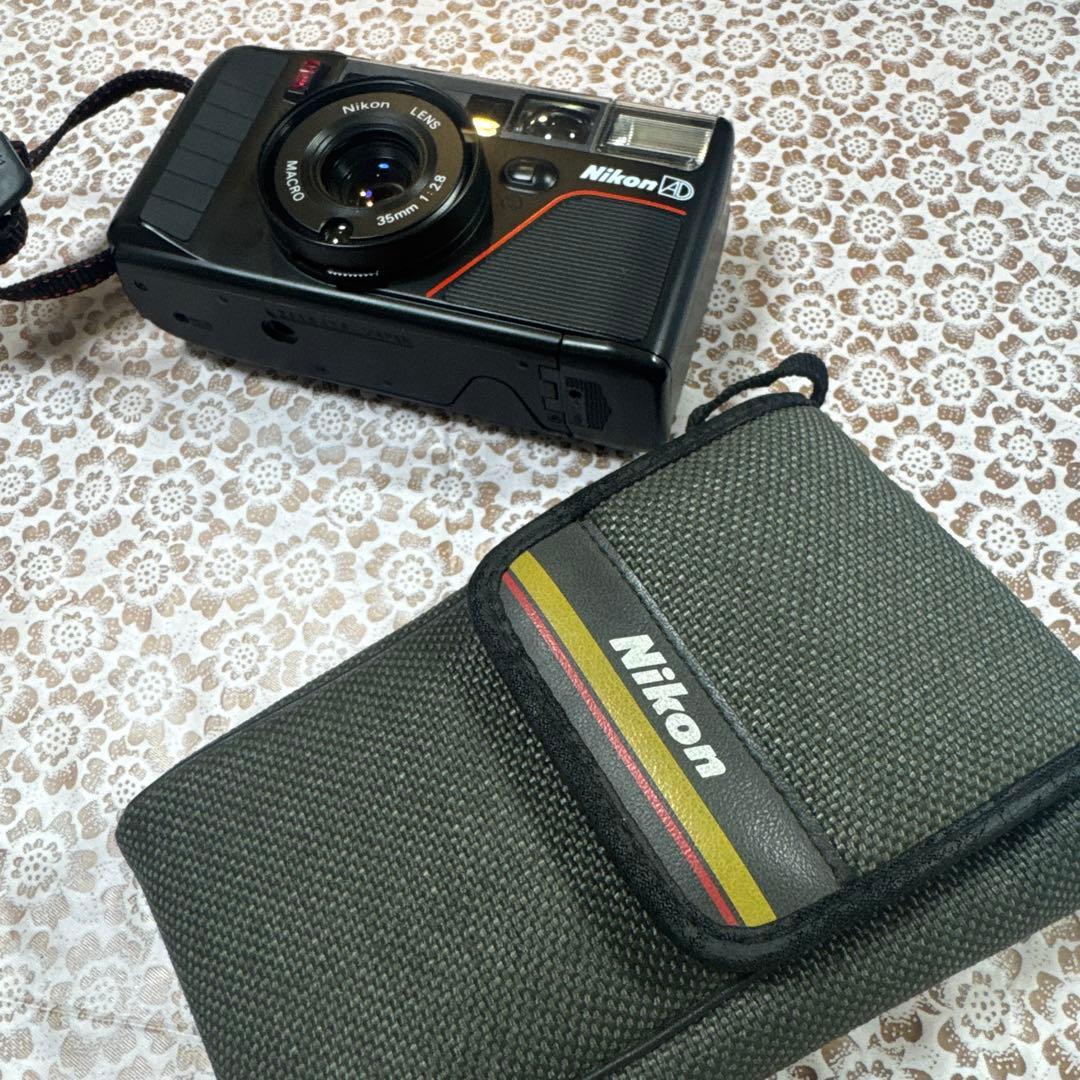 【極上美品】Nikon L35AD3 フィルムカメラ 動作確認済　ケース有