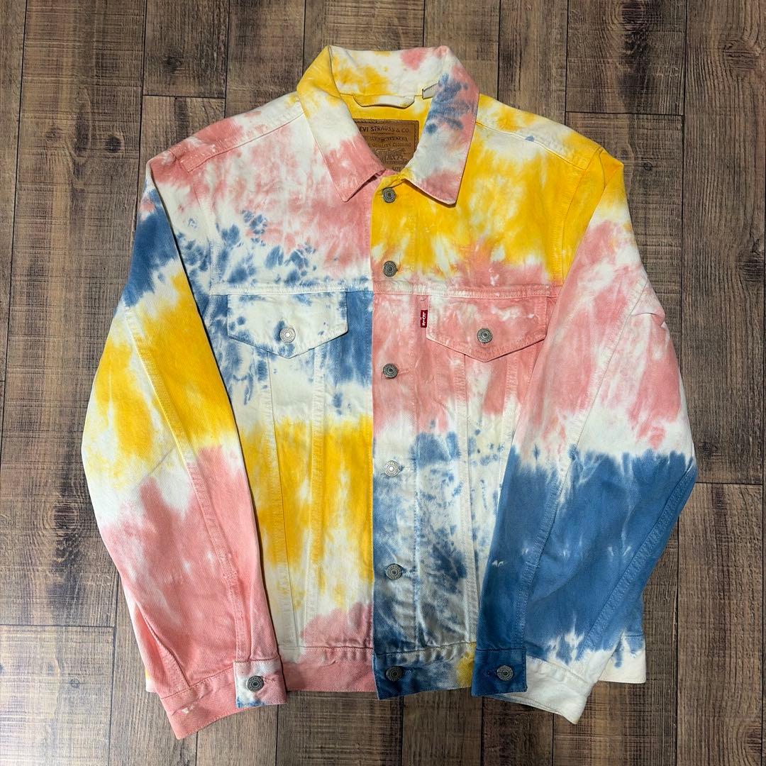 m*u様 美品Levi's タイダイデニムジャケット Mサイズメキシコ製