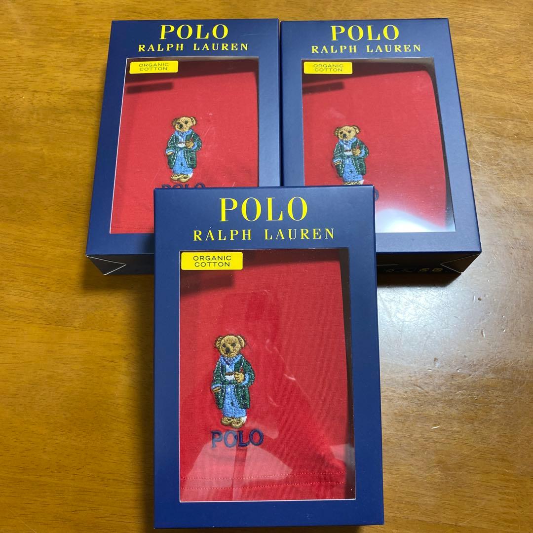 POLO RALPH LAUREN ボクサーブリーフM レッド　ポロベア
