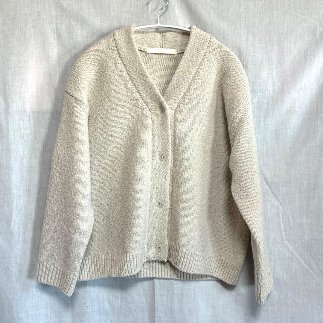 み*ほ様 美品★evam eva★25AW 今季リニュー　ウールカーディガン