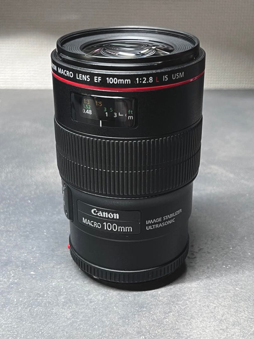 美品 Canon EF 100mm f/2.8L マクロ IS USM