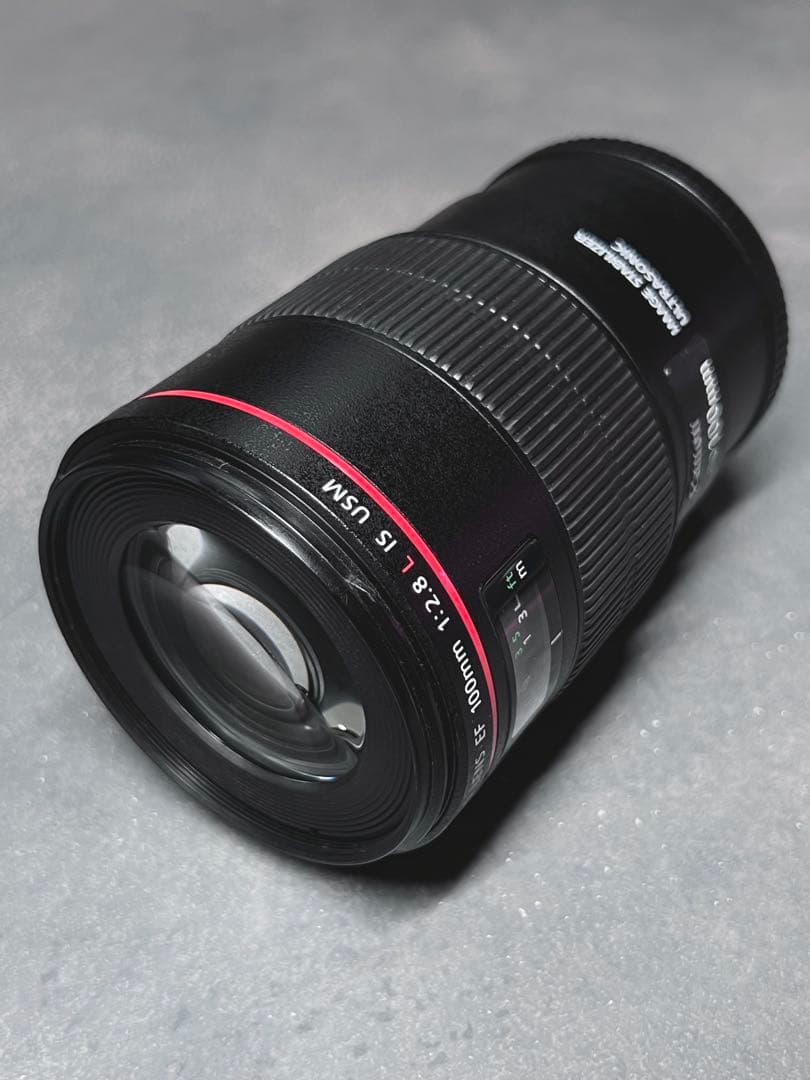 美品 Canon EF 100mm f/2.8L マクロ IS USM