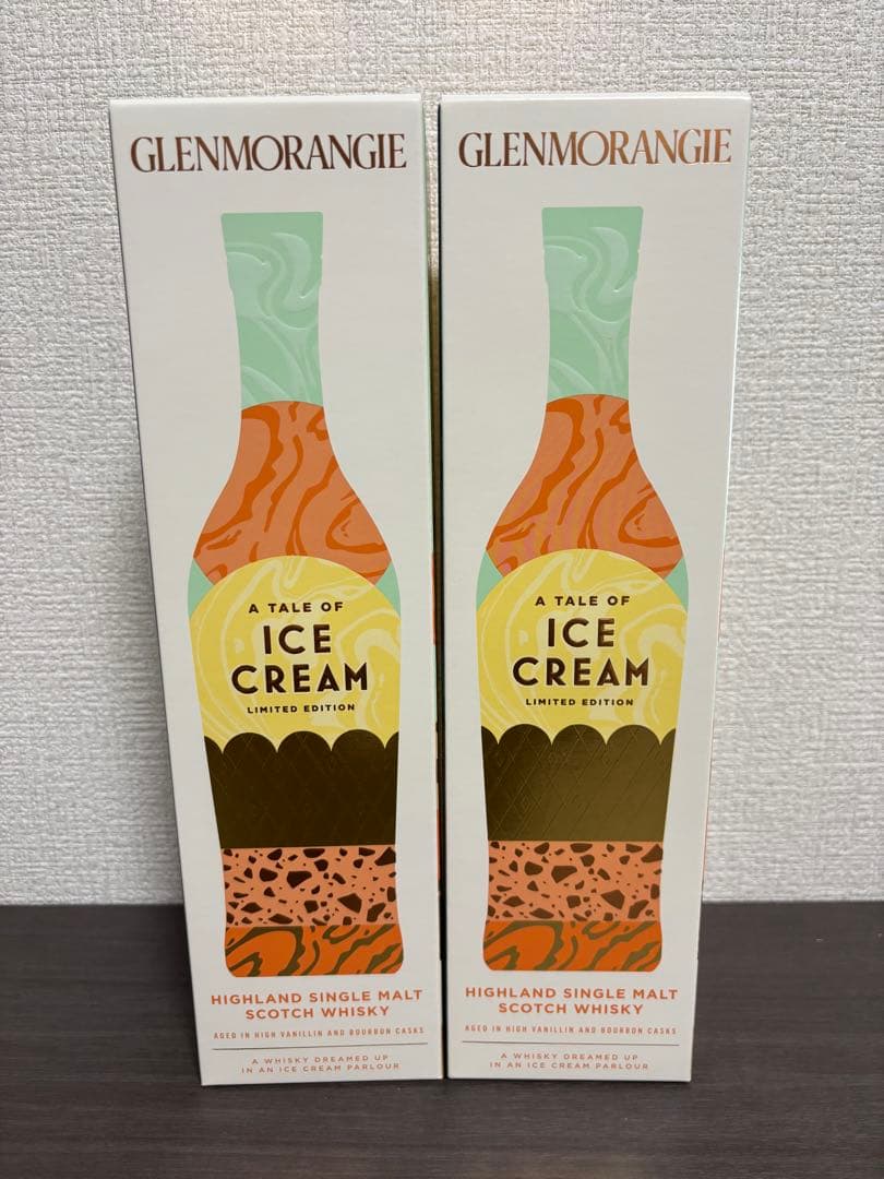 【新品未開封】グレンモーレンジィ　アイスクリーム　ウイスキー　2本セット