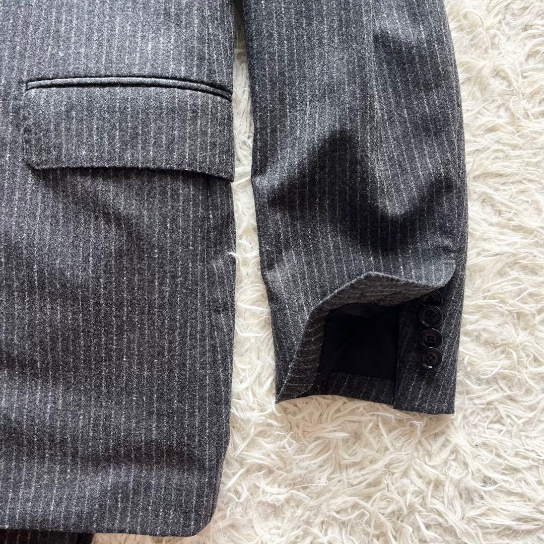 <美品>TAGLIATORE グレー ウール スーツ サイズ50