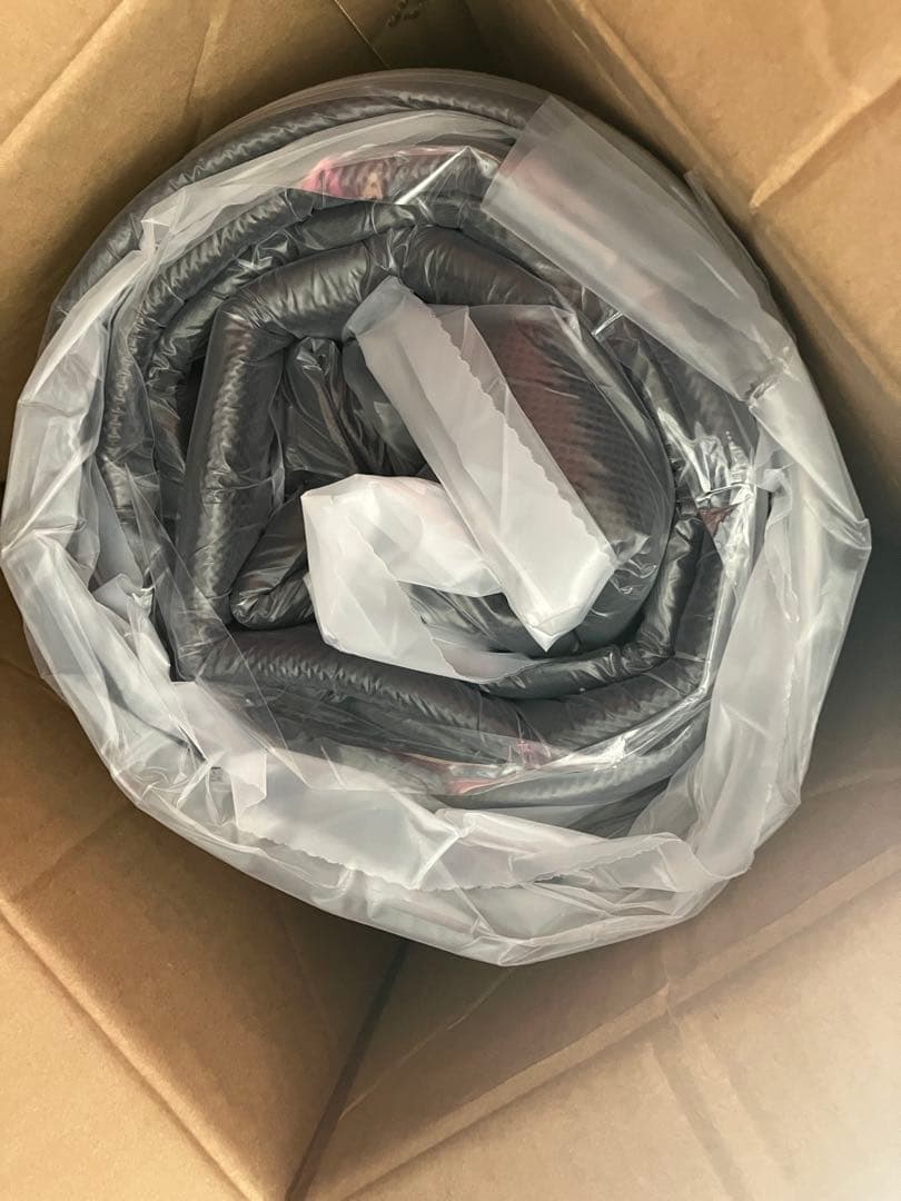 未使用訳あり　真空圧縮ロールでお届け 　匠モデルマットレス　ダブル　ブラック