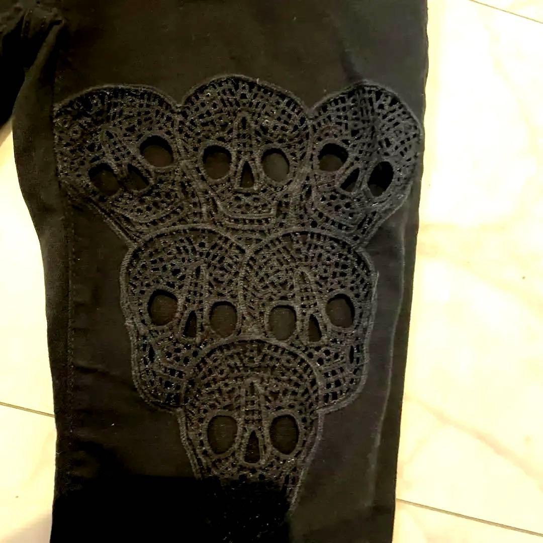 パンツ HYSTERIC GLAMOR SKULL LACE